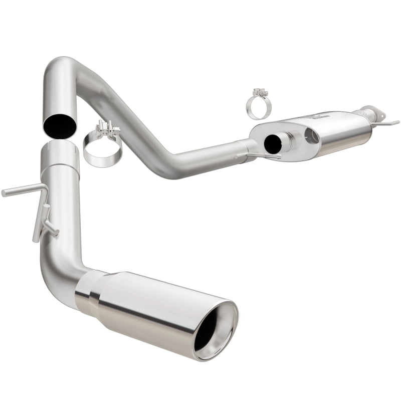 MagnaFlow 15-16 Ford Expedition V6 3.5L Cat-Back, SS, 4in Tip Single Psgr Side Exit - Magnaflow 19051