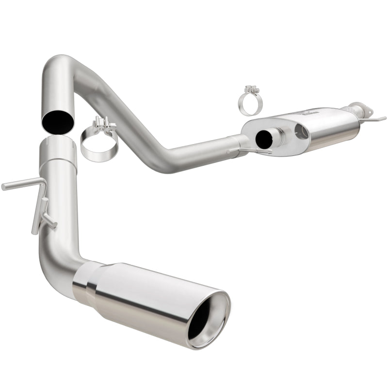 MagnaFlow 15-16 Ford Expedition V6 3.5L Cat-Back, SS, 4in Tip Single Psgr Side Exit - Magnaflow 19051