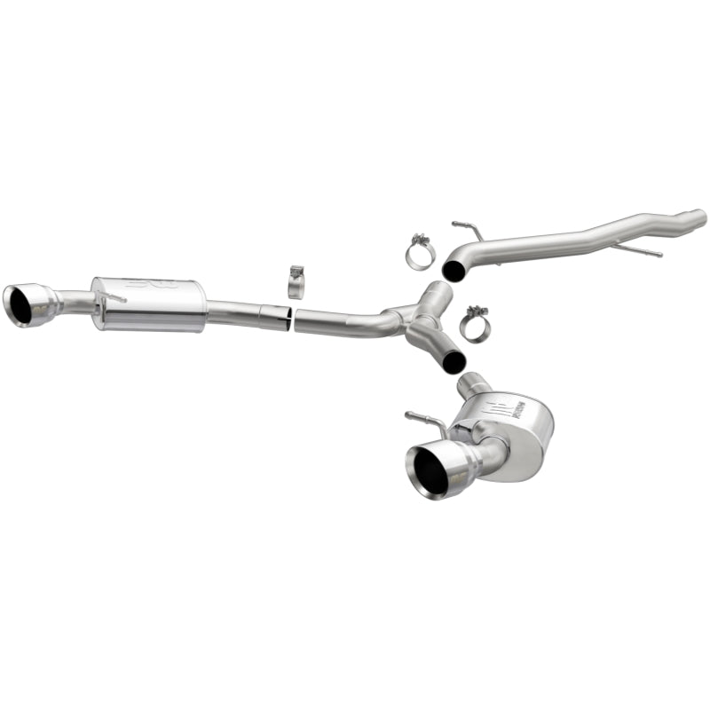 MagnaFlow CatBack 18-19 Audi A5 Dual Exit Polished Stainless Exhaust - 3in Main Piping Diameter - Magnaflow 19390