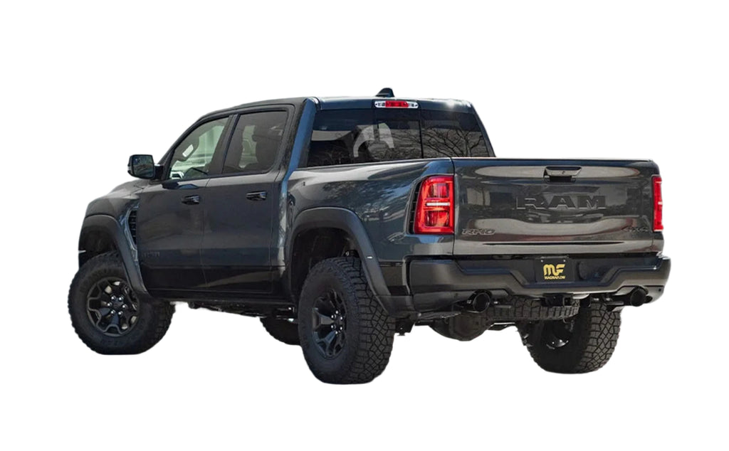 MagnaFlow 2025 Ram 1500 RHO SPEQ Series Black Chrome Cat-Back Performance Exhaust System - Magnaflow 19704