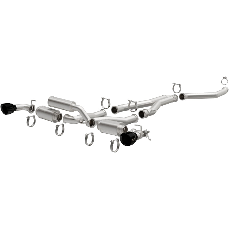 MagnaFlow 2020+ Toyota Supra SPEQ Series Cat-Back Performance Exhaust System w/ Black Chrome Tips - Magnaflow 19707