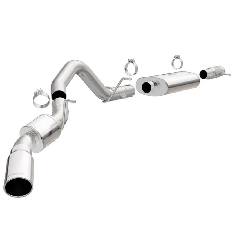 MagnaFlow MF Series SS Cat-Back Exhaust Single Passenger Side Rear Exit 2015 Cadillac Escalade - Black Ops Auto Works