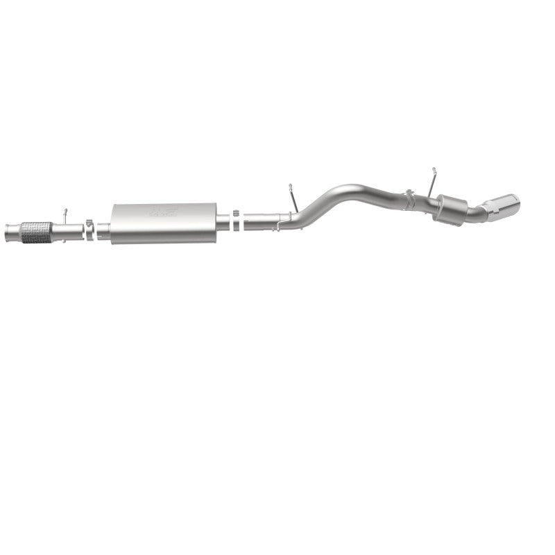 MagnaFlow MF Series SS Cat-Back Exhaust Single Passenger Side Rear Exit 2015 Cadillac Escalade - Black Ops Auto Works