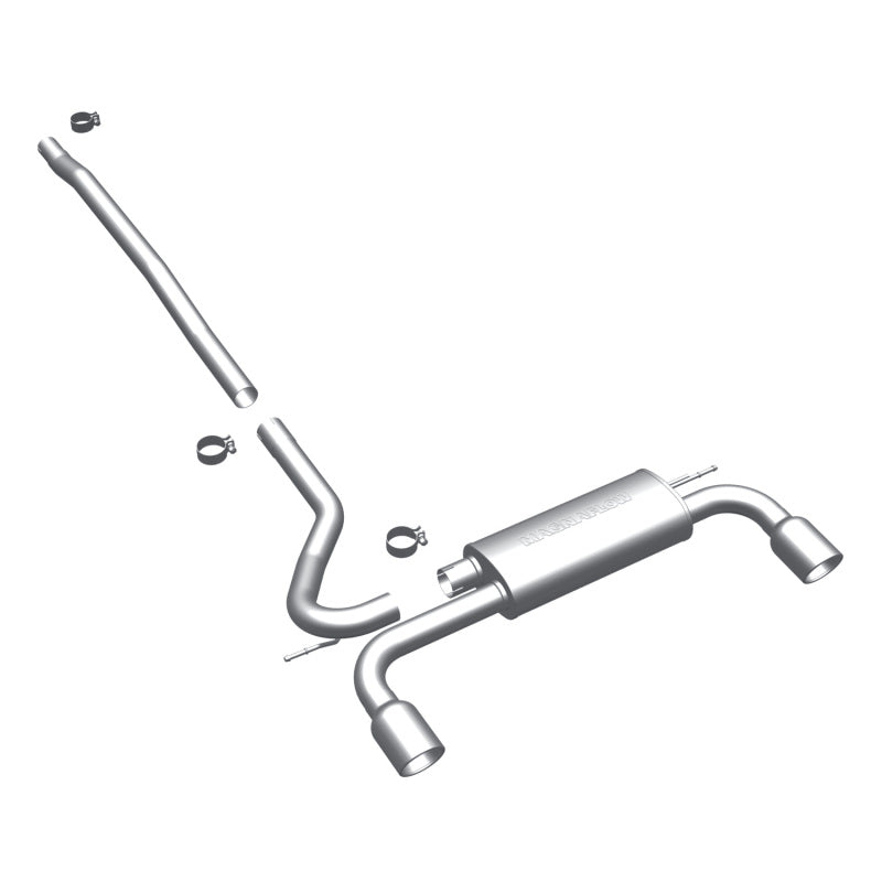 MagnaFlow Mini Countryman Dual Split Rear Exit Stainless Cat-Back Performance Exhaust - Black Ops Auto Works