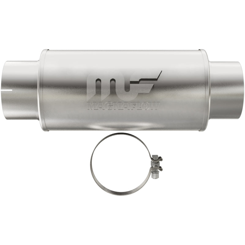 MagnaFlow Muffler Mag DSL SS 7x7x14 5in Inlet 5in Outlet - Black Ops Auto Works