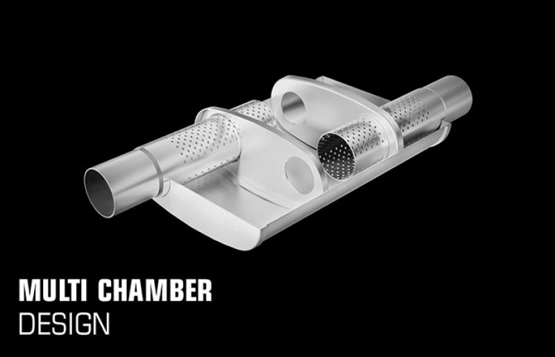 MagnaFlow Muffler Trb SS 4X9 18 2.5/2.5 - Black Ops Auto Works