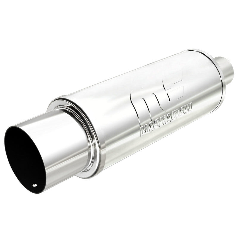 MagnaFlow Muffler W/Tip Mag SS 14X5X5-2.25/4. - Black Ops Auto Works