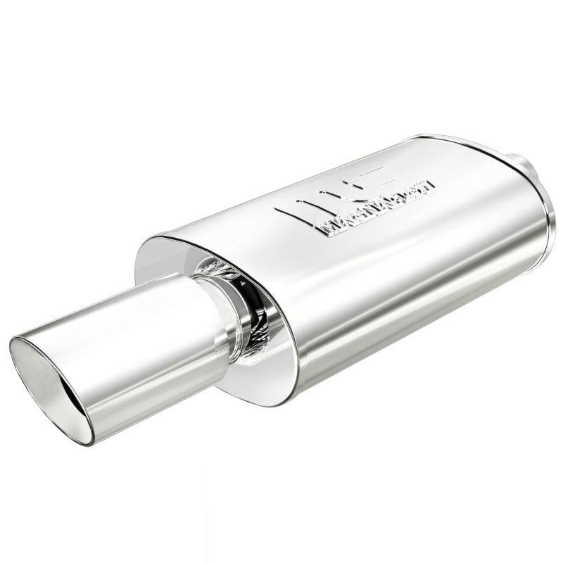 MagnaFlow Muffler W/Tip Mag SS 14X5X8 2.25/4. - Black Ops Auto Works