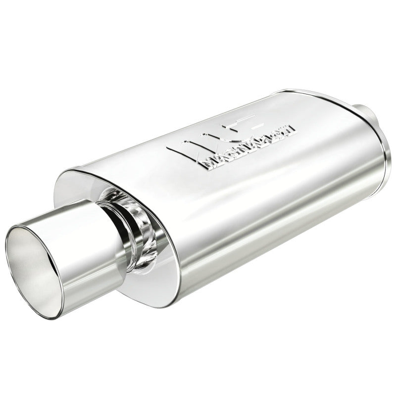 MagnaFlow Muffler W/Tip Mag SS 14X5X8 2.25/4. - Black Ops Auto Works
