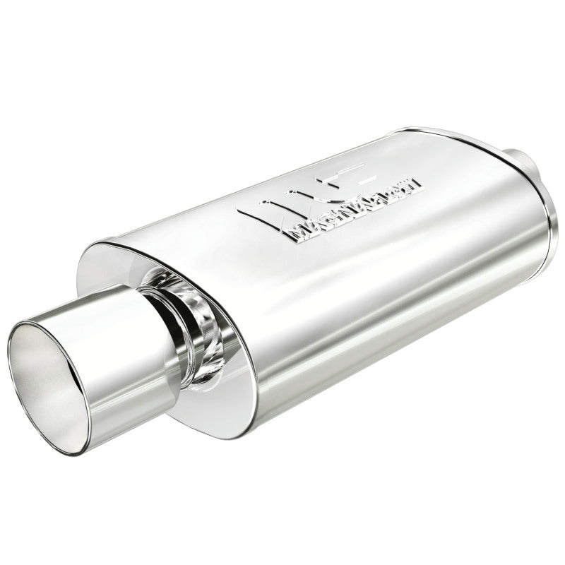 MagnaFlow Muffler W/Tip Mag SS 14X5X8 2.25/4. - Black Ops Auto Works
