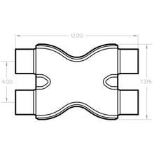 Load image into Gallery viewer, MagnaFlow Smooth Trans X 2.25/2.25 X 12 SS - Black Ops Auto Works