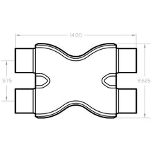 Load image into Gallery viewer, MagnaFlow Smooth Trans X 3/3 X 14 SS - Black Ops Auto Works