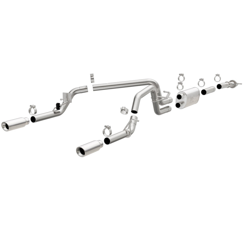 MagnaFlow Stainless Cat-Back Exhaust 2015 Chevy Colorado/GMC Canyon Dual Split Rear Exit 3.5in - Black Ops Auto Works