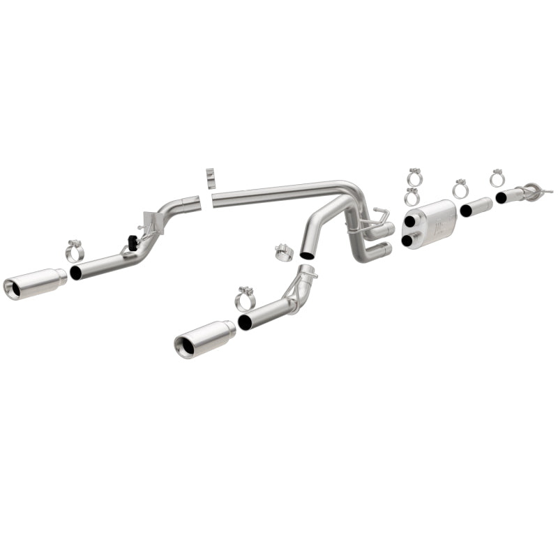 MagnaFlow Stainless Cat-Back Exhaust 2015 Chevy Colorado/GMC Canyon Dual Split Rear Exit 3.5in - Black Ops Auto Works