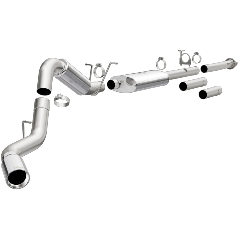 MagnaFlow Stainless Cat-Back Exhaust 2015 Chevy Silverado 2500HD 6.0L P/S Rear Exit 5in - Black Ops Auto Works