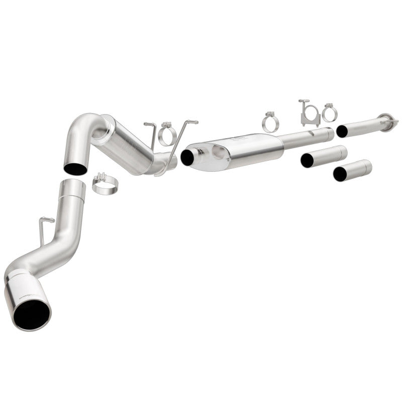 MagnaFlow Stainless Cat-Back Exhaust 2015 Chevy Silverado 2500HD 6.0L P/S Rear Exit 5in - Black Ops Auto Works