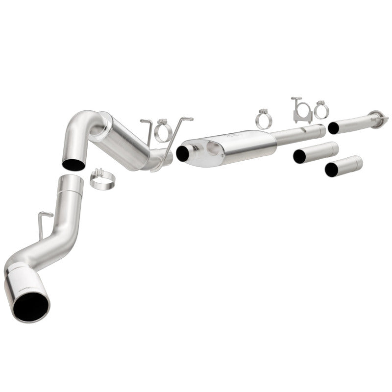 MagnaFlow Stainless Cat-Back Exhaust 2015 Chevy Silverado 2500HD 6.0L P/S Rear Exit 5in - Black Ops Auto Works