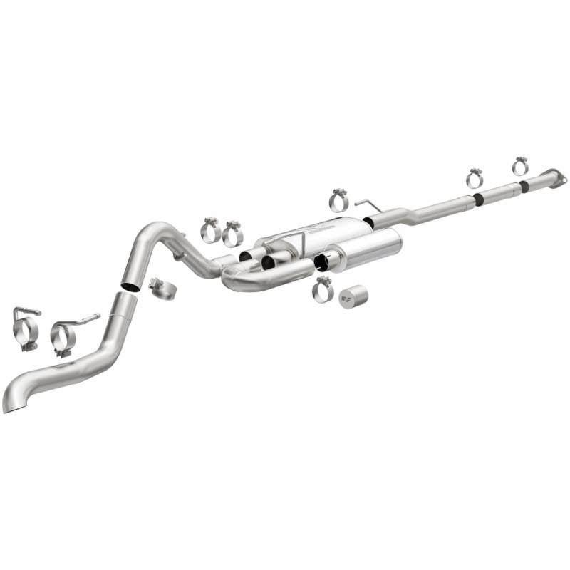 MagnaFlow Stainless Overland Cat-Back Exhaust 05-15 Toyota Tacoma V6 4.0L - Black Ops Auto Works