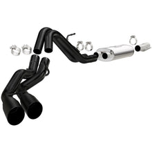 Load image into Gallery viewer, MagnaFlow SYS Cat-Back 10-14 Ford Raptor 6.2L V8 2.5/3in Black Dual Same Side Exit Rear 3.5 Tips - Black Ops Auto Works