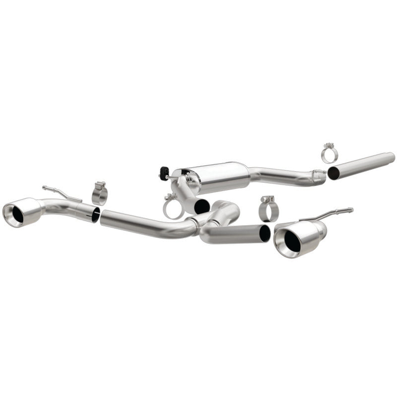 MagnaFlow SYS C/B Dual Split Rear Exit 4in Polished Tips 2015 VW GTI 2.0L Turbo - Black Ops Auto Works