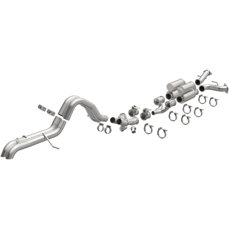 MagnaFlow System Overland Cat-Back 22-23 Ford Bronco Raptor 3.0L - Black Ops Auto Works