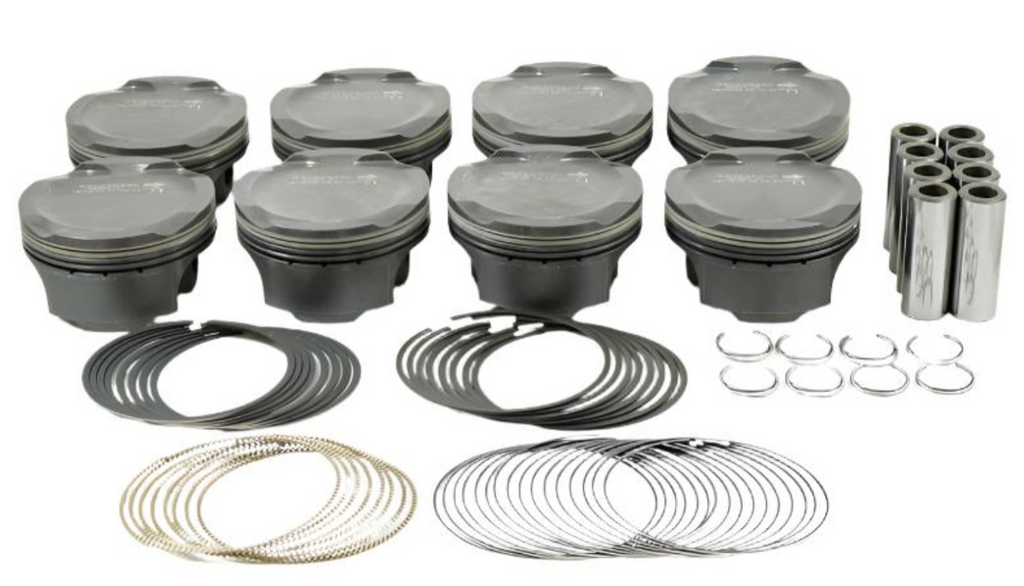 MHL197713965-Mahle MS Piston Set Ford Focus ST Ecoboost 2.0L 88mm Bore 83mm Stroke 156mm Rod -7cc 9.3 CR Set of 4-Piston Sets - Forged - 4cyl-Mahle