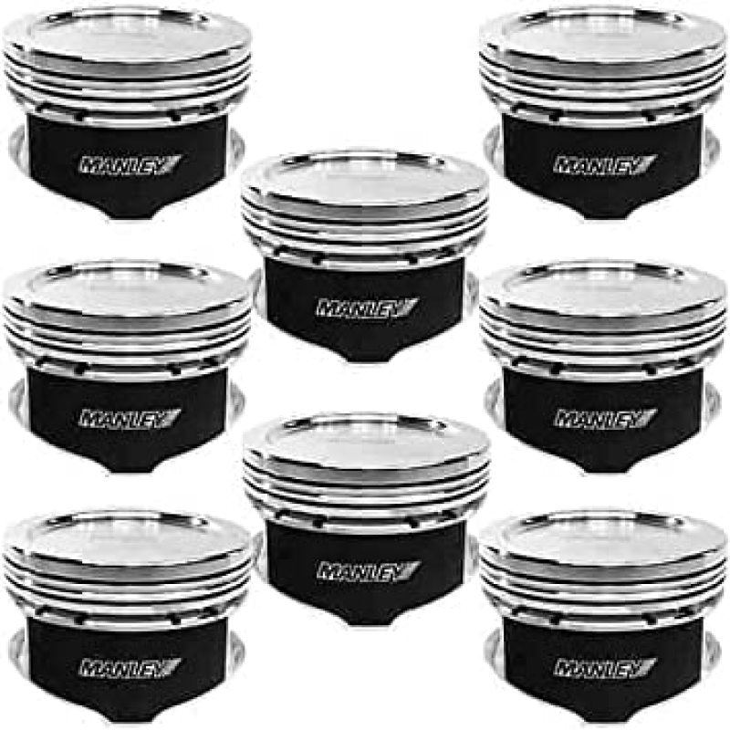 Manley Performance Manley 2018+ Ford Coyote 5.0L 6.75cc Dish 3.662in Bore 12:1 CR 22mm Pin Platinum Pistons