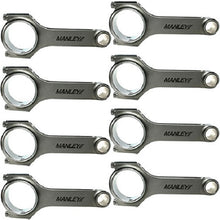 Load image into Gallery viewer, Manley Performance Manley Chevrolet LS 6.125 Length H Tuff Series Connecting Rod Set w/ ARP 2000 Bolts
