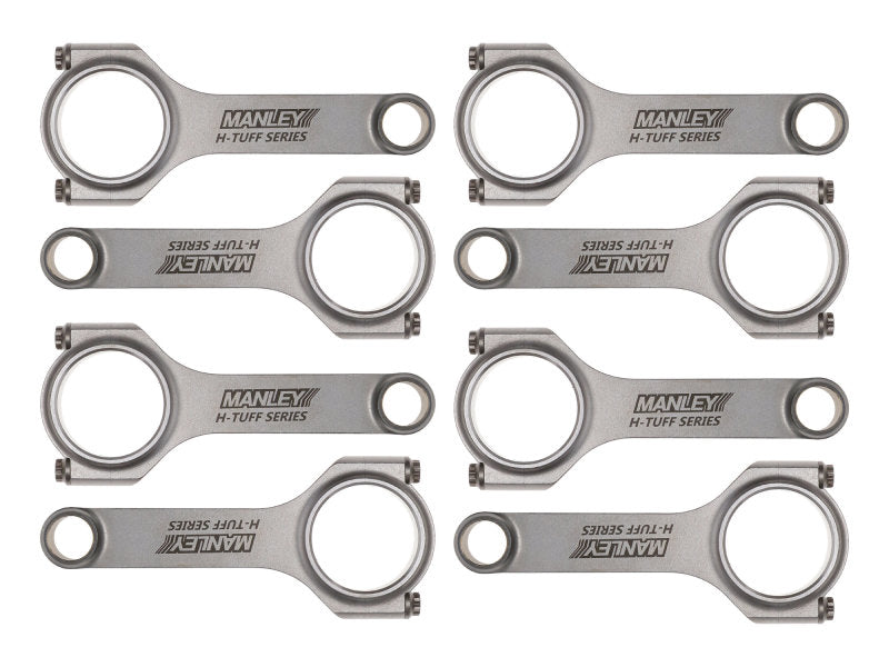 Manley Performance Manley Chrysler 5.7L/6.1L/6.4L Hemi ARP 2000 6.2in w/ 24mm Pin H Beam Connecting Rod - Set of 8