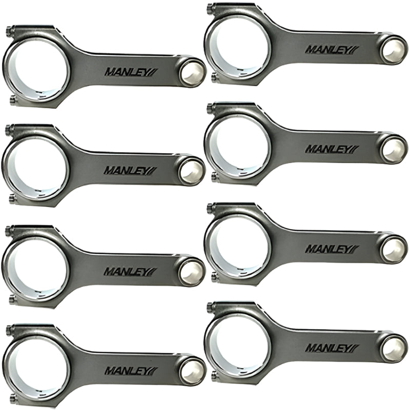 Manley Performance Manley Chrysler Hemi 6.125 Length H Tuff Series Connecting Rod Set w/ ARP 2000 Bolts (Set of 8)