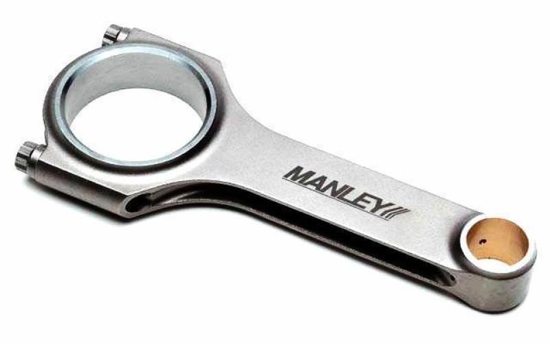 Manley Ford 2.0L EcoBoost H Beam Connecting Rod w/ .886 inch Wrist Pins ARP 2000 Rod Bolts - Single - Black Ops Auto Works