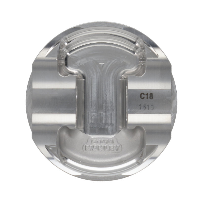 Manley Performance Manley Toyota 2JZGTE 86.5mm Bore +.5mm Oversized 10.0:1 CR Flat Top Piston Set with Rings