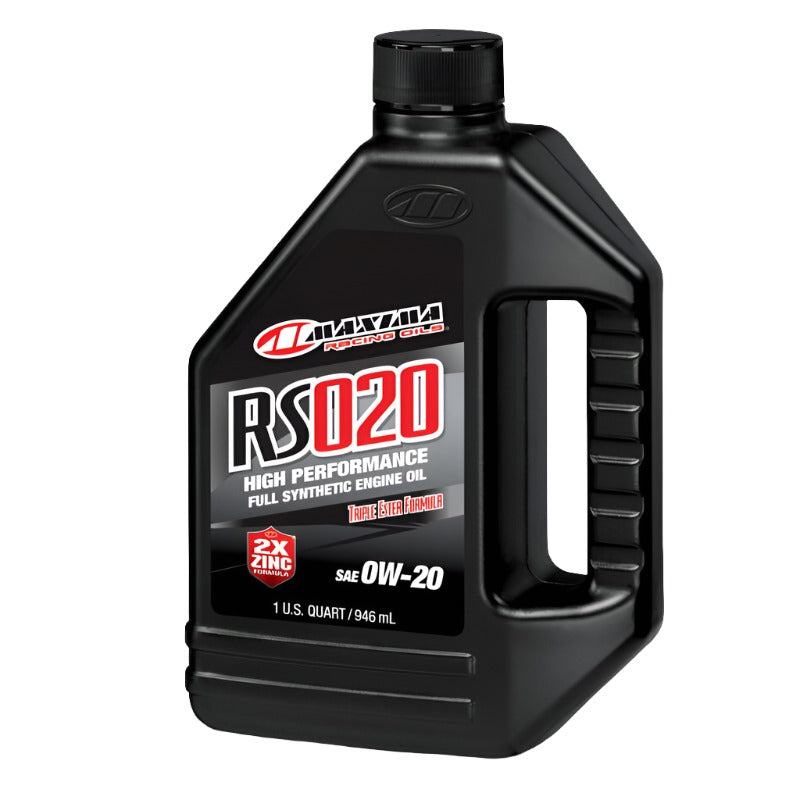 Maxima Performance Auto RS020 0W-20 Full Synthetic Engine Oil - Quart - Maxima MXA39-14901