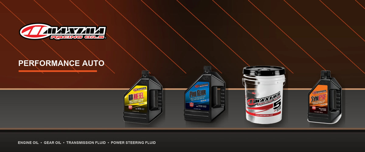 Maxima Racing Oils Performance Auto collection banner