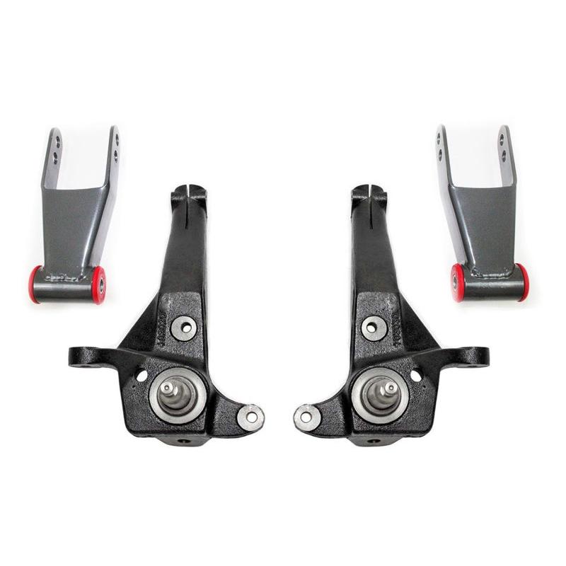 MaxTrac 01-09 Ford Ranger 2WD w/Coil Susp. (Non Stabilitrak) 4in/2in Spindle Lift Kit - Black Ops Auto Works