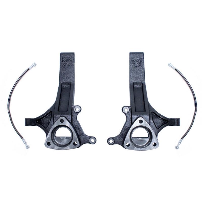 MaxTrac 02-18 Dodge RAM 1500 2WD 4.5in Front Lift Spindles w/Extended DOT Compliant Brake Lines - Black Ops Auto Works
