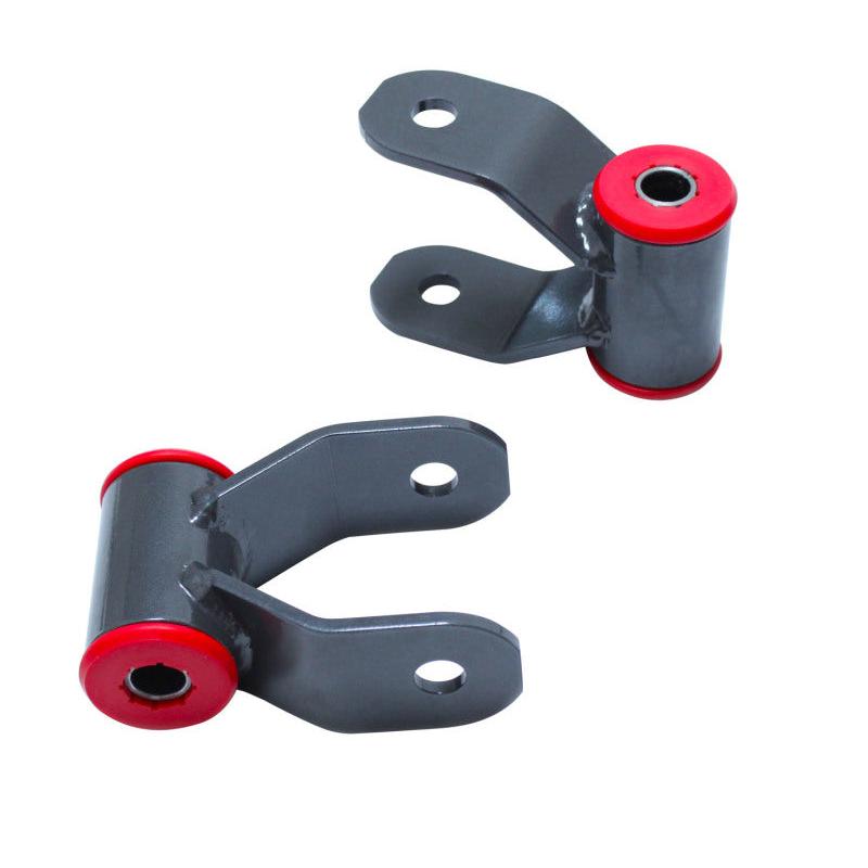 MXT715310-MaxTrac 04-18 Nissan Titan 2WD/4WD 1in Rear Lift Shackles-Shackle Kits-Maxtrac