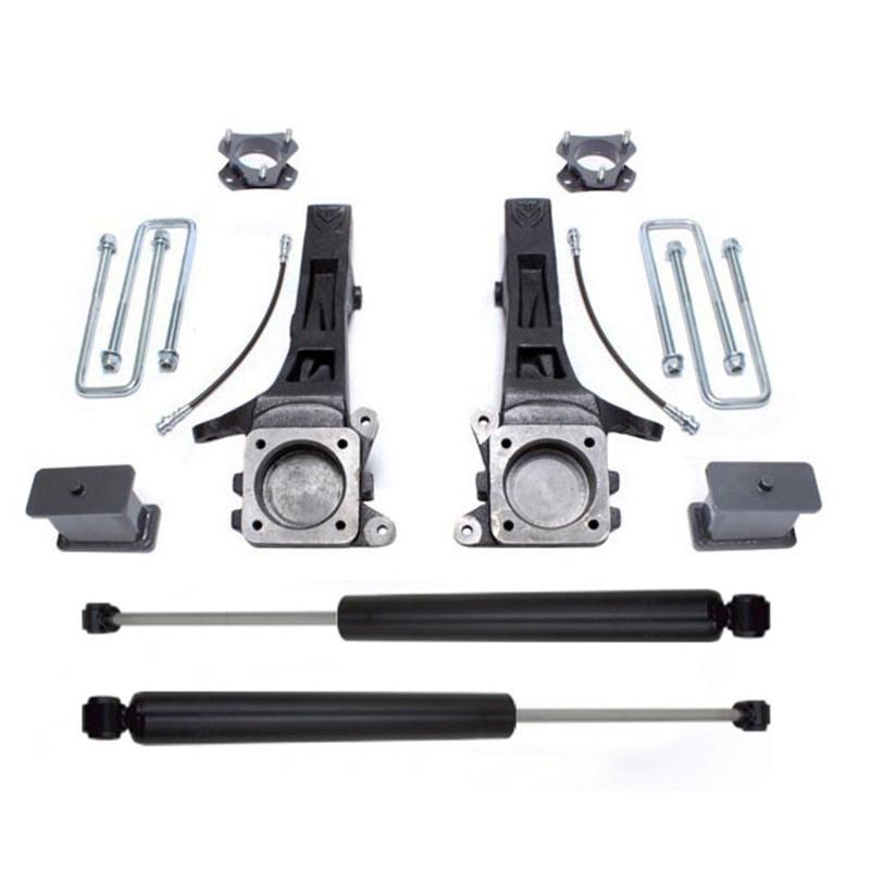 MXTK886864-MaxTrac 05-18 Toyota Tacoma 2WD 6 Lug 6.5in/4in MaxPro Spindle Lift Kit w/MaxTrac Shocks-Steering Knuckles & Spindles-Maxtrac