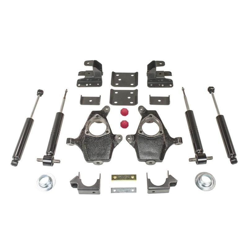 MaxTrac 07-16 GM C/K1500 2WD/4WD (Non Magneride) 3in/5in or 4in/6in Lowering Spindle Kit - Black Ops Auto Works