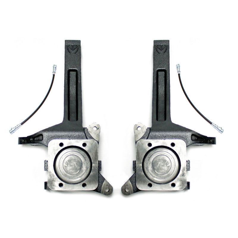 MaxTrac 07-18 Toyota Tundra 2WD 3.5in Front Lift Spindles w/Extended DOT Compliant Brake Lines Maxtrac MXT706735