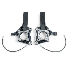 Load image into Gallery viewer, MaxTrac 09-18 Ford F-150 2WD 4-4.5in Front Lift Spindles w/Extended DOT Compliant Brake Lines - Black Ops Auto Works