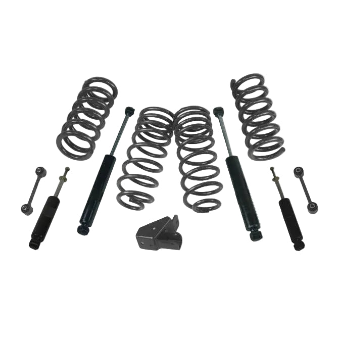 MaxTrac 09-18 RAM 1500 2WD V8 4 Door 2in/4in Lowering Coil Kit Maxtrac MXTK332924-8