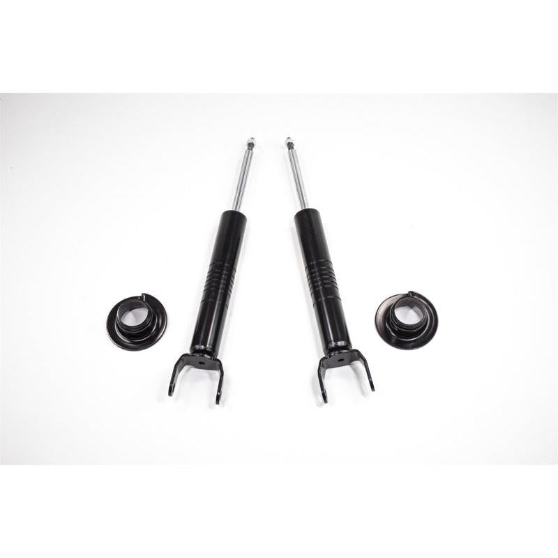 MaxTrac 09-18 RAM 1500 4WD 0-3in Front Adj. Lowering Struts - Pair - Black Ops Auto Works