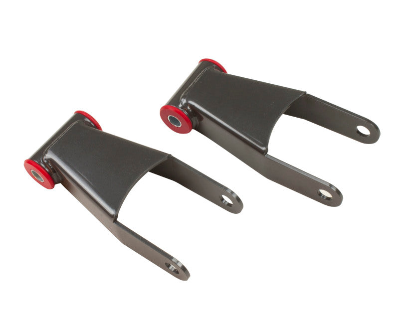 MaxTrac 11-18 GM C/K1500HD/2500HD/3500HD 2WD/4WD 2in Rear Lowering Shackles - Black Ops Auto Works