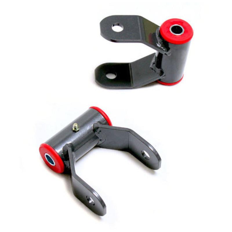 MXT713210-MaxTrac 15-18 Ford F-150 2WD/4WD 1in Rear Lift Shackles-Shackle Kits-Maxtrac