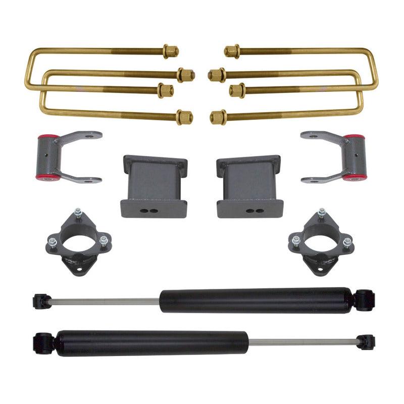 MXT901750-MaxTrac 16-18 GM C1500 2WD w/Stamped Steel/Alum. Susp. 4in Rear Lift Kit-Lift Kits-Maxtrac