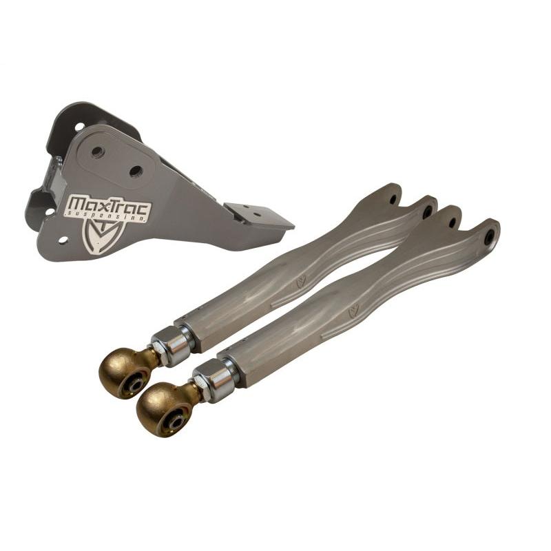 MaxTrac 17-19 Ford F-250/350 4WD Dually 4in & 6in Lift Kit - Front Driver 4-Link Arms/Brackets Maxtrac MXT943300-3
