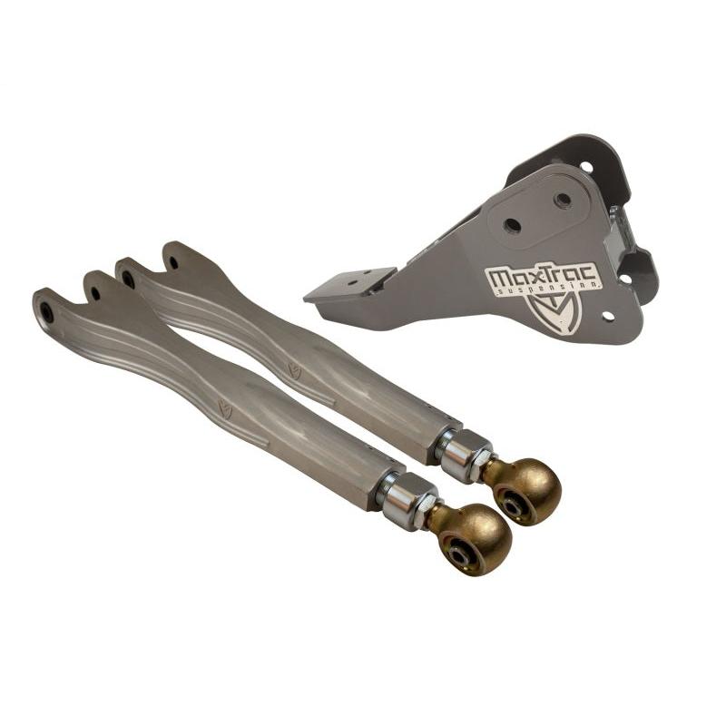 MaxTrac 17-19 Ford F-250/350 4WD Dually 4in & 6in Lift Kit - Front Passenger 4-Link Arms/Brackets Maxtrac MXT943300-4