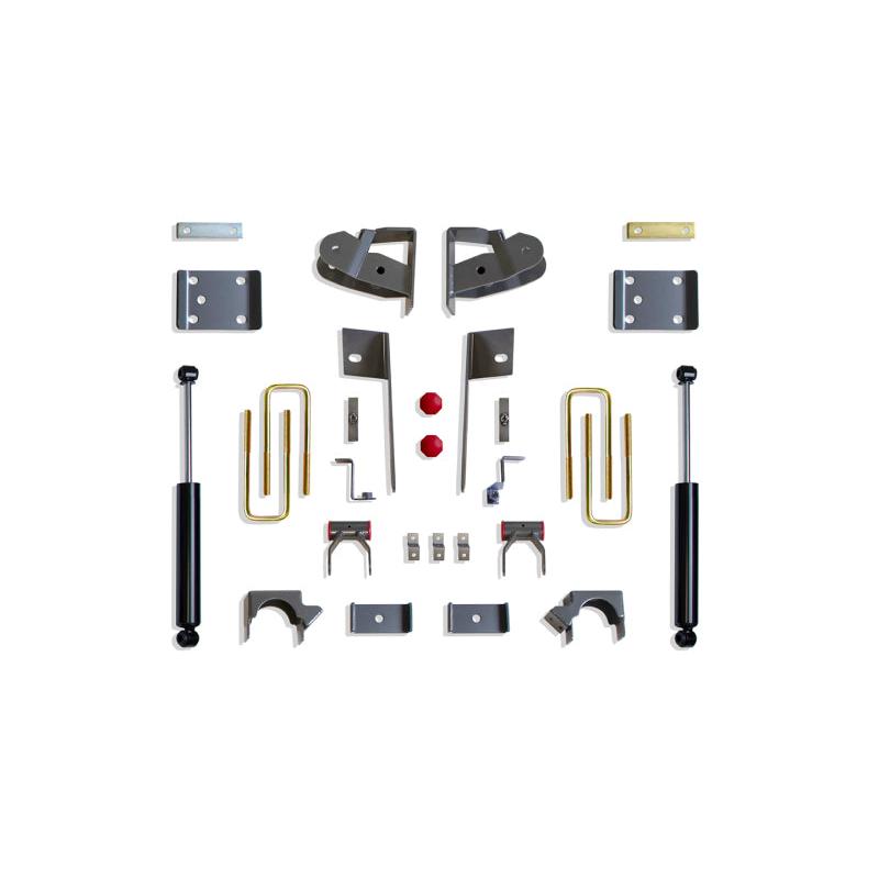 MXT201940-MaxTrac 2019+ GM C/K1500 2WD/4WD 3-4in Rear Adj. Lowering Flip Kit-Leaf Springs & Accessories-Maxtrac