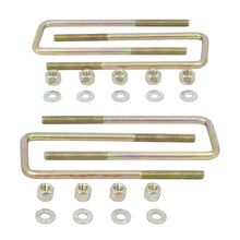 Load image into Gallery viewer, MaxTrac 910102 rear U-bolt set for 2 inch lift blocks 10.00 by 2.625 by 9-16 inch